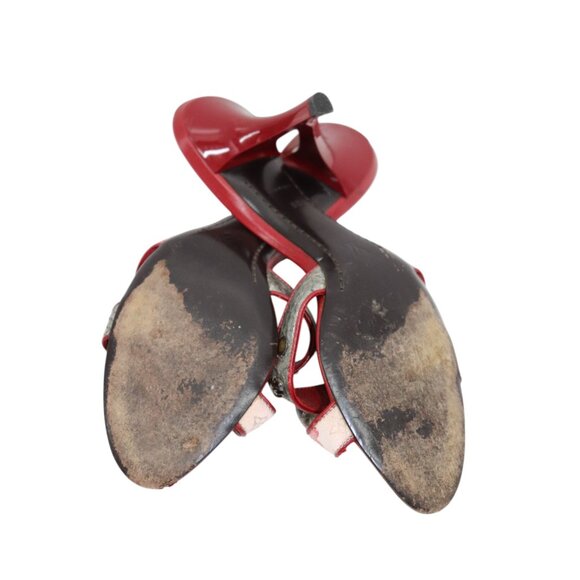 LOUIS VUITTON Takashi Murakami Cherry Blossom Heels 39 - Picture 8 of 8